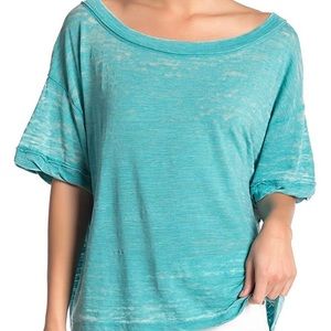 Free People Viola tee in Ocean